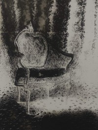 Ariba Akhlaque, Baithak, A3, Photogravure Print, AC-ARAK-011